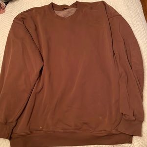 Brown Brandy Melville John Galt Crewneck Sweatshirt